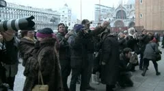 Two Disguised Couples In Venice On Carnival
