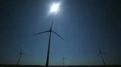Wind Turbine With Blue Sky
