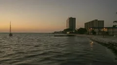 Timelapse Sailing Boat Sunrise