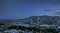 Hdr Timelapse Vancouver Skyline