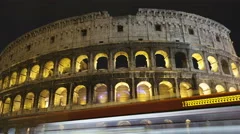 4K Time Lapse Zoom Out Colosseum Rome, Italy