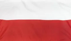 Poland Flag Real Fabric