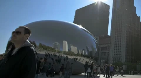 Hdr Timelapse Chicago Cloud Gate