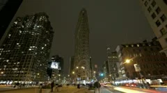 Timelapse Crossing At Flatiron Building