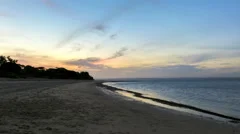 Timelapse Sunset At The Beach