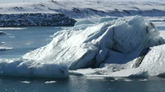 4K Time Lapse Iceberg Close Up Jökulsarlon