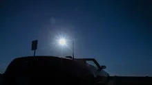 4K Time lapse convertible sun rising