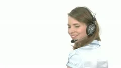 Smiling Callcenter Agent