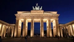 Berlin Brandenburg Gate Night (Editorial)