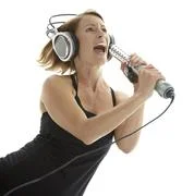 Woman With Headphones