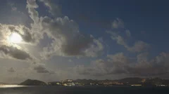 Time Lapse Moonlight Coast St Lucia