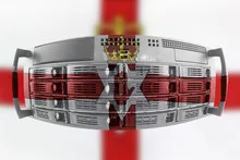Server Country Concept with Flag of Northern Ireland
