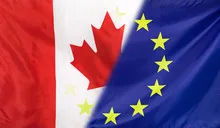 European Flag merged with Flag of Canada