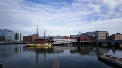 4K Time Lapse Boston Tea Party Museum