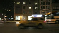 Traffic At Night On Broadway