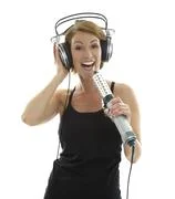 Woman With Headphones