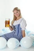 Girl With Oktoberfest Beer