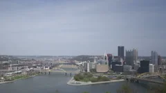 Pittsburgh Skyline Timelapse Zoom Out