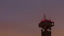 4K time lapse of a telecommunications tower