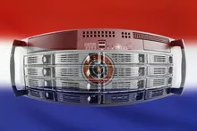 Server Country Concept with Flag of Paraguay