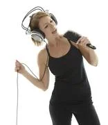 Woman With Headphones