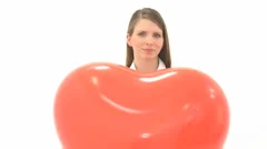 Woman Lets Heart Fly Away