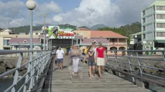 Time Lapse People On The Pier