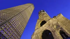 4K Time Lapse Kaiser Wilhem Memorial Church In Berlin