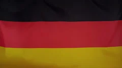 Slowmotion Real Textile Flag Of Germany