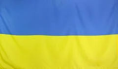Ukraine Flag Real Fabric