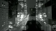 Timelapse Traffic At Night On 8Th Ave