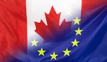 European Flag merged with Flag of Canada