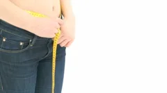 Woman Measuring Waist