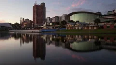 4K Timelapse Adelaide Convention Centre Tilt Shot