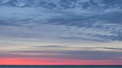 Time Lapse Bood Red Sky Sunrise Lake Hurton