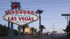 Timelapse Zoom Out Welcome To Las Vegas Sign