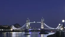 4K Time lapse Tower Bridge London twilight