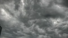 Dark Clouds Over Frankfurt Skyline