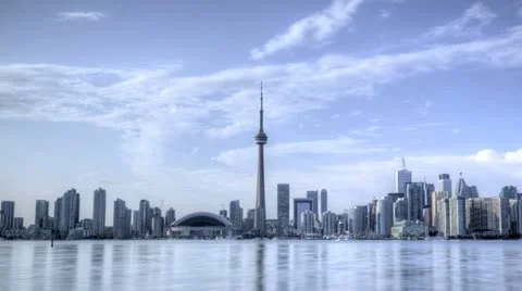 Timelapse Toronto Skyline Hdr