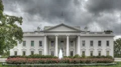 Time Lapse Dark Clouds Over The White House