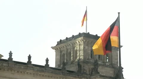 Berlin Reichstag Flag