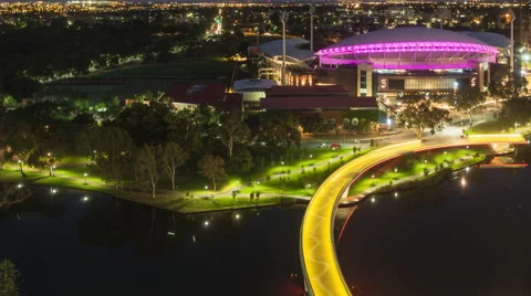 4K Timelapse Adelaide Oval Close Up