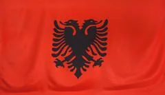 Albania Flag Real Fabric