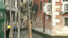 Boat Trip Through Venice Passing Stakes