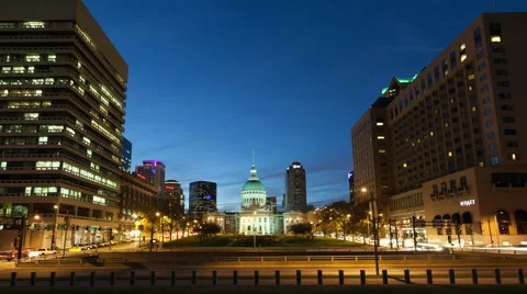 4K Time Lapse St. Louis Old Court House