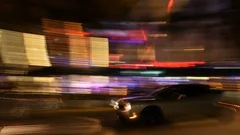 Miami Beach Blurred Drive By