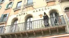 Disguised Person In Venice