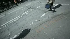 People At Crossing