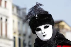 White Mask Costume