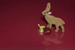 Reindeer, Bell And Heart